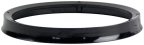 Round black plastic neck fitter for neck on globes